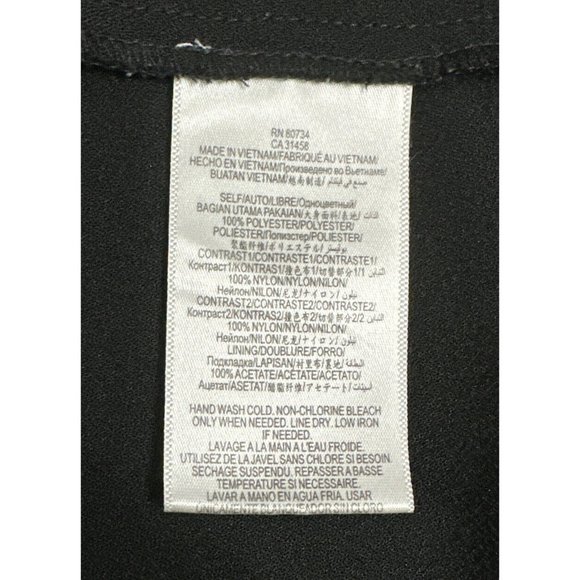 BCBGeneration Solid Black Lace Trim Fit & Flare Mini Dress Sleeveless Party Sz 0 - Picture 6 of 6